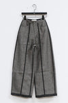 SWAYING/KNIT Crease Cocoon Wide Leg Pants SW22AW3B28 Grey PS51